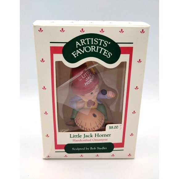 Little Jack Horner Hallmark Keepsake Ornament 1988 Bob Siedler Boxed Christmas - Picture 2 of 8